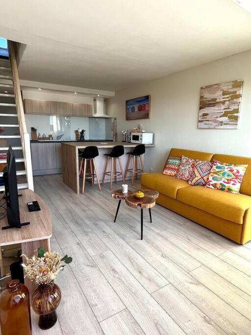 Duplex Cosy Avec Vue Mer Apartamento Cucq Exterior foto